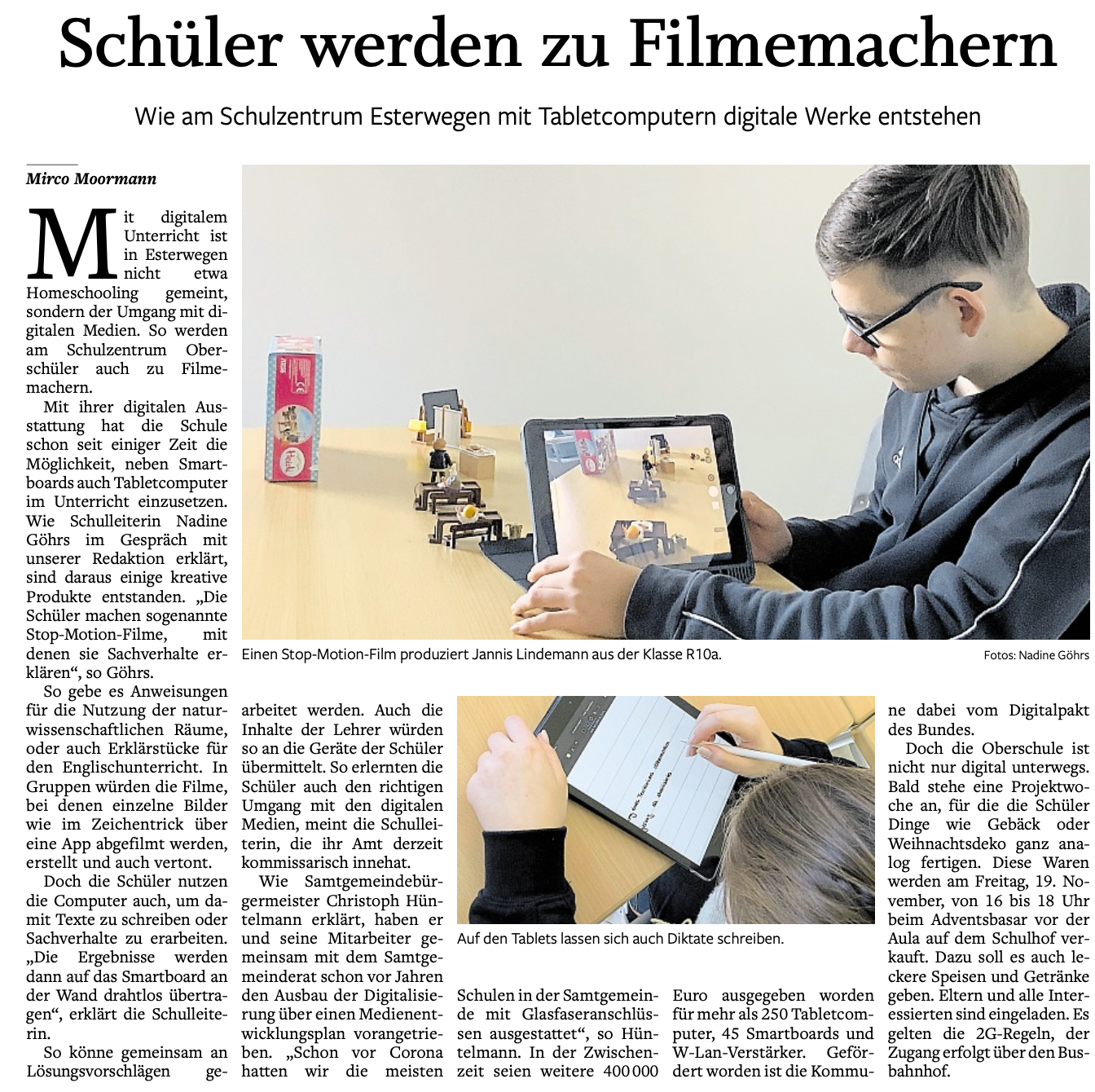 Zeitungsartikel 16.11.2021